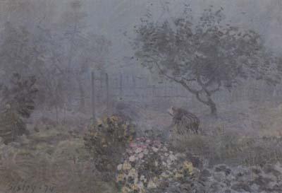 Alfred Sisley Fog,Voisins (san35) Spain oil painting art